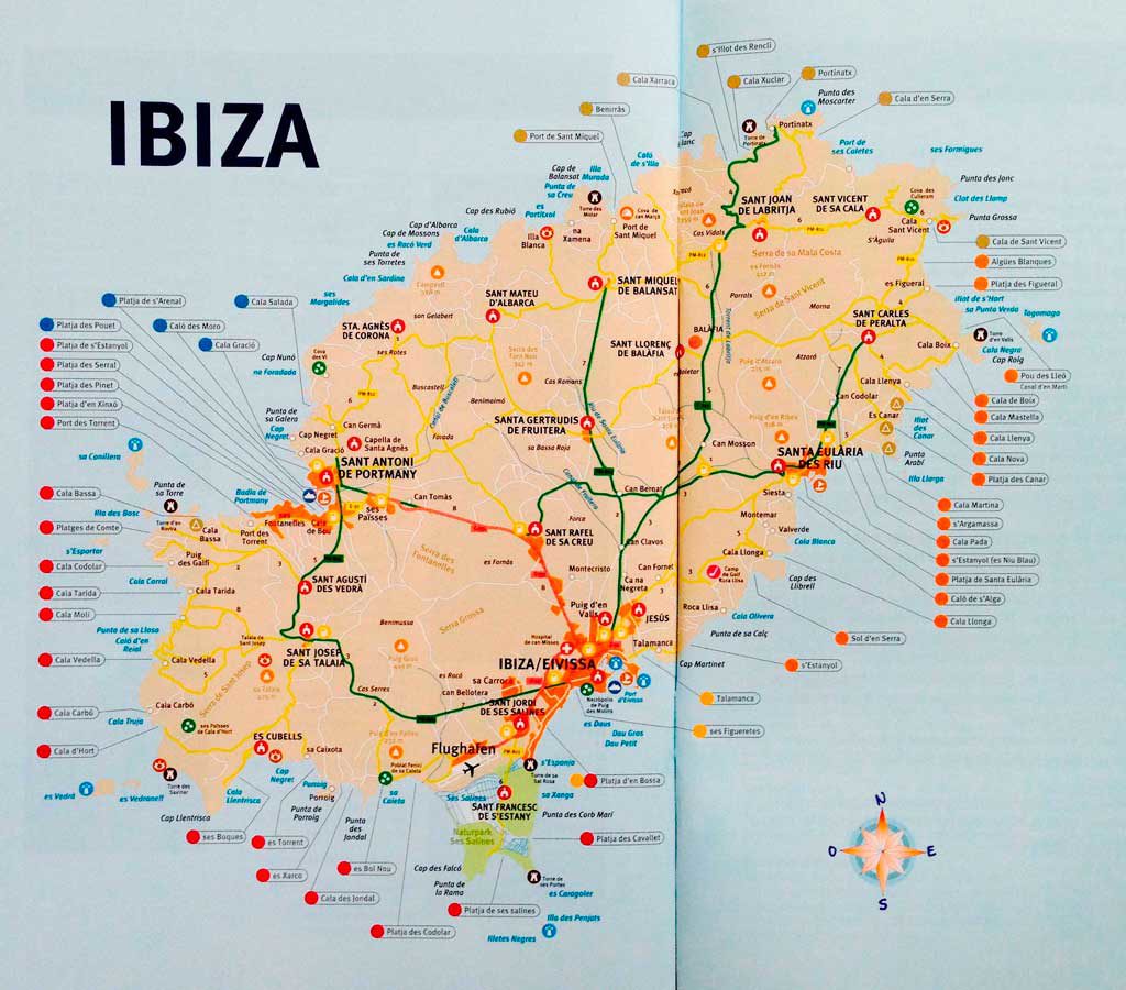 Ibiza Karte